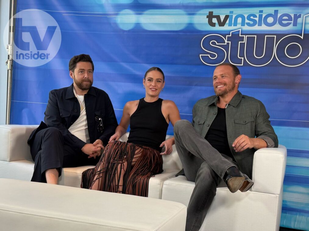 Richard Rankin, Sophie Skelton, and Sam Heughan for 'Outlander' at SDCC