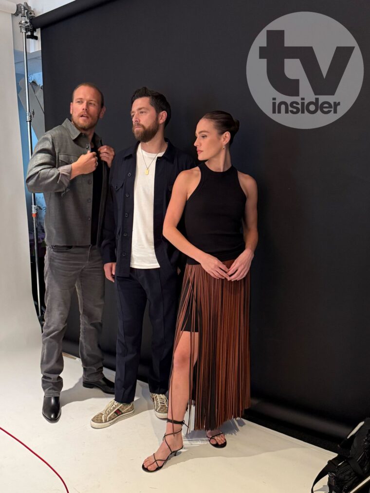 Sam Heughan, Richard Rankin, and Sophie Skelton for 'Outlander'