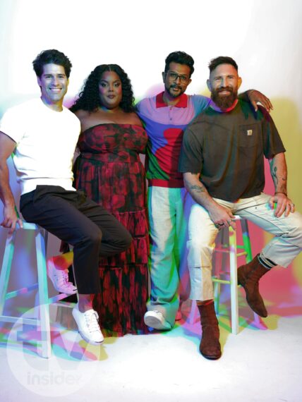 Asher Grodman, Danielle Pinnock, Utkarsh Ambudkar, and Devan Chandler Long for 'Ghosts' at SDCC 2025