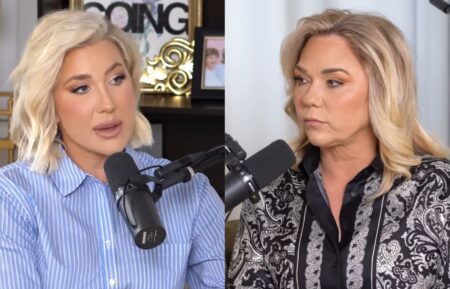 Savannah Chrisley and Julie Chrisley on Savannah's 'Unlocked' podcast, July 2025.