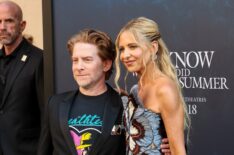 Seth Green and Sarah Michelle Gellar attend the 'I Know What You Did Last Summer' Los Angeles premiere, July 2025.