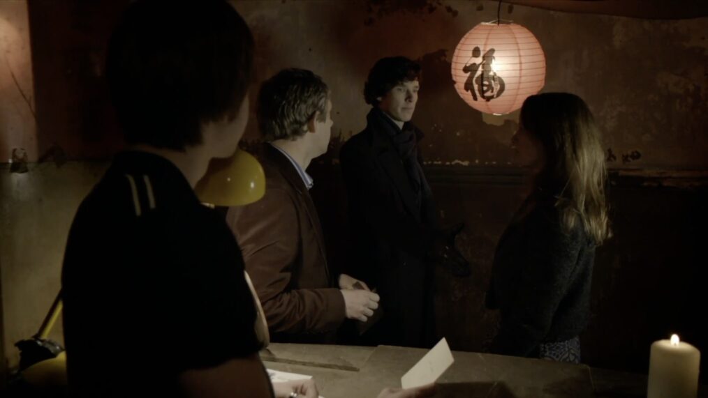 Benedict Cumberbatch as Sherlock Holmes in 'Sherlock' - 'The Blind Banker'