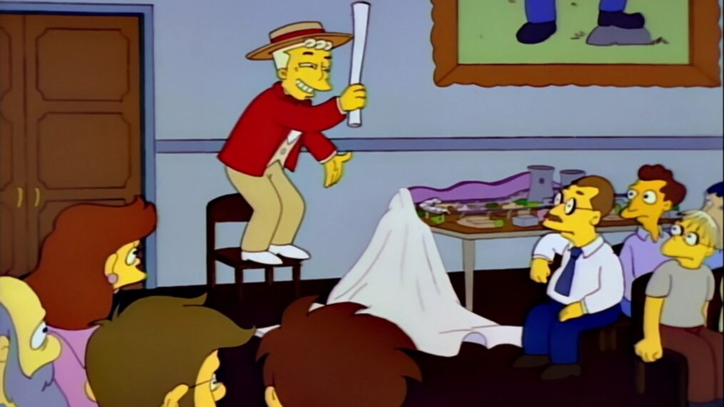 Phil Hartman as Lyle Lanley in 'Marge vs. The Monorail' - 'The Simpsons'