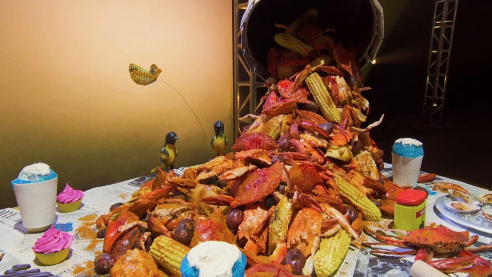 Team Duff's Crab Feast Best Meal Ever Cake