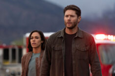 Amber Oliveras (Jessica Camacho) and Mark Meachum (Jensen Ackles) in Countdown