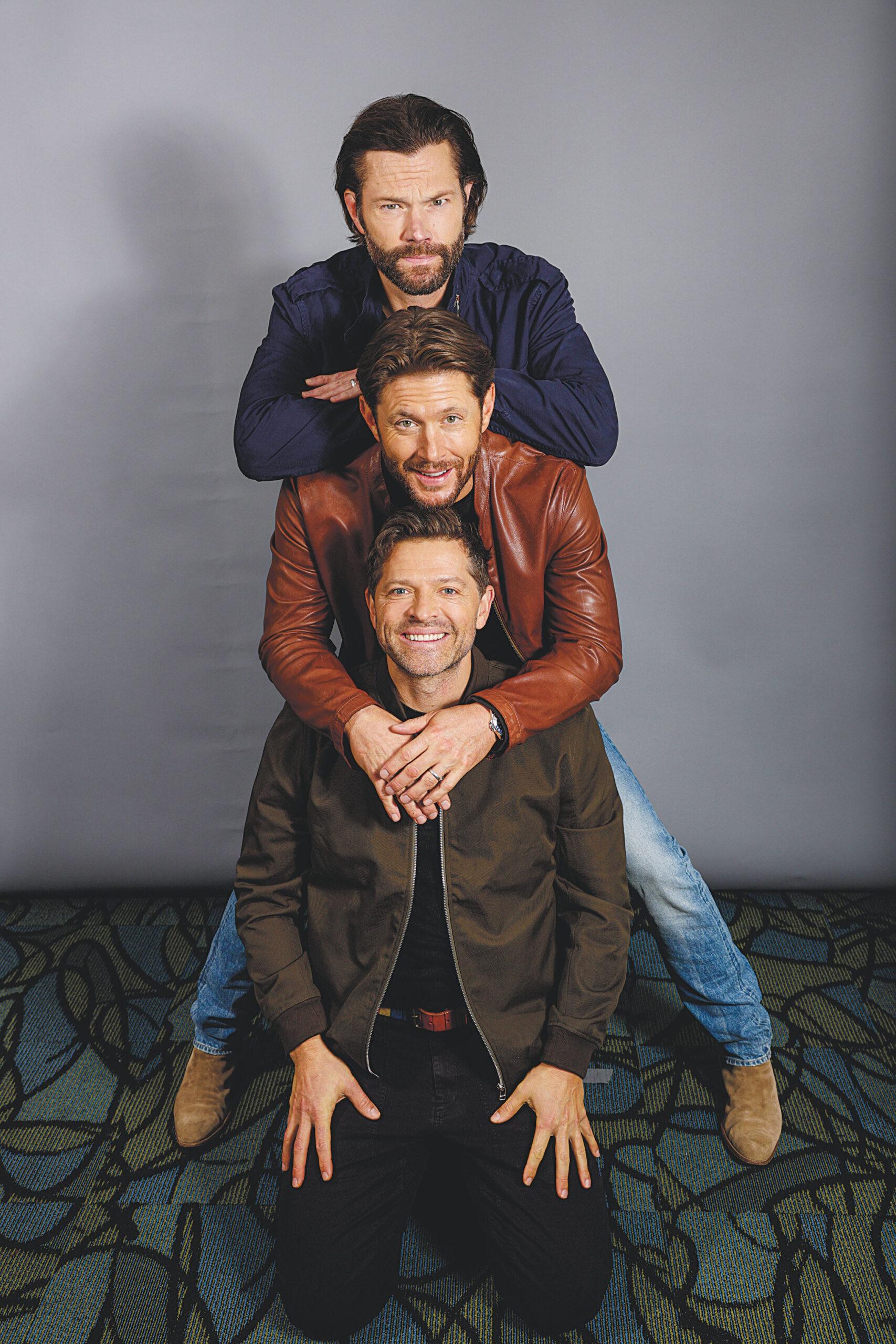 Jared Padalecki, Misha Collins and Jensen Ackles