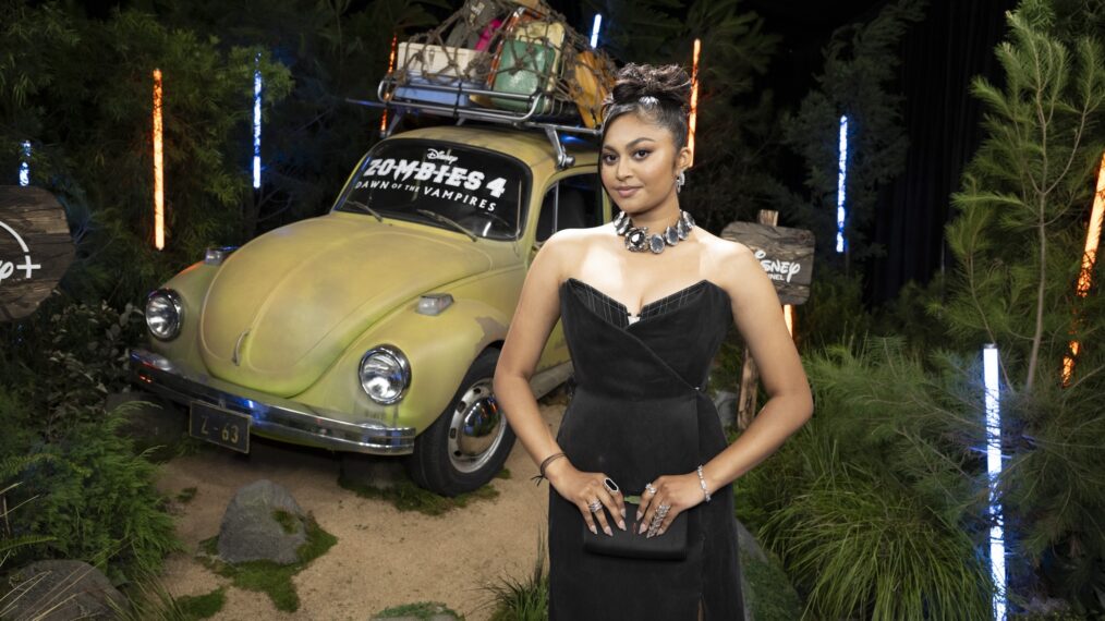 Swayam Bhatia attends the 'Zombies 4' Los Angeles premiere in July 2025.