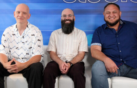 Anthony Carrigan, Michael Jonathan Smith, and Joe Seanoa from 'Twisted Metal'
