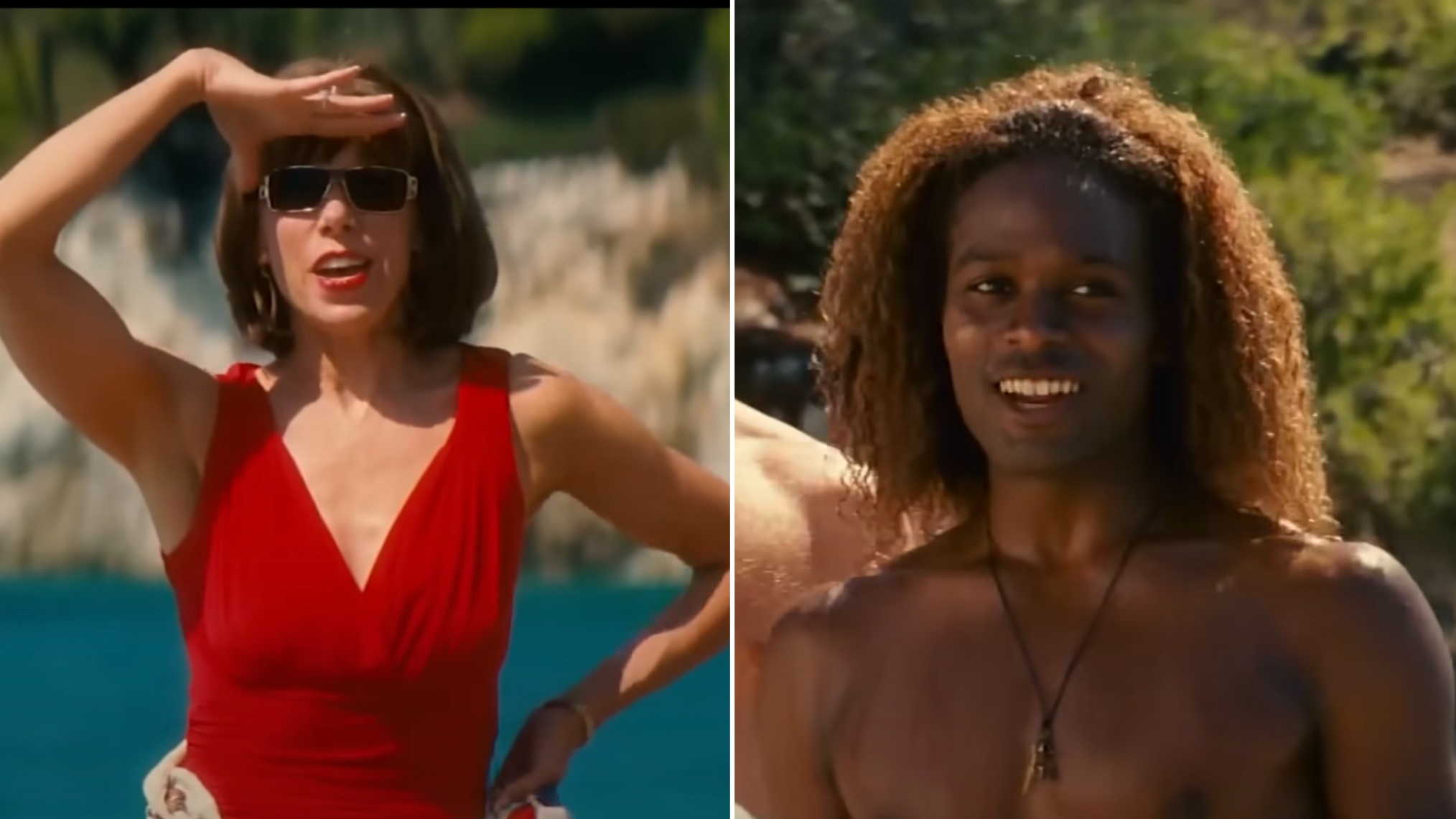 Christine Baranski and Philip Michael as Tanya and Pepper in Mamma Mia