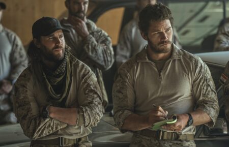 Ben Edwards (Taylor Kitsch), James Reece (Chris Pratt) in 'The Terminal List: Dark Wolf '