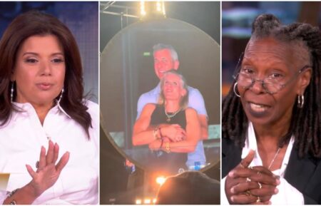 Ana Navarro and Whoopi Goldberg react to Coldplay video