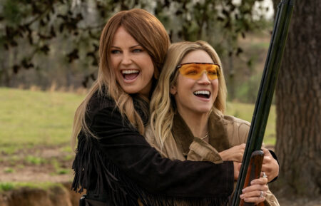Brittany Snow and Malin Åkerman in 'The Hunting Wives'