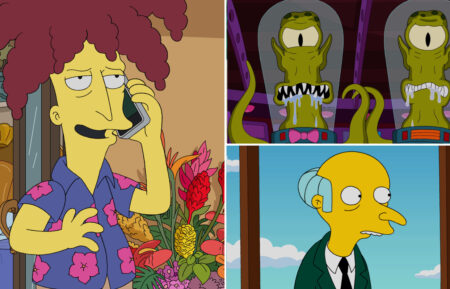 Sideshow Bob, Kang and Kodos, and Mr. Burns from 'The Simpsons'