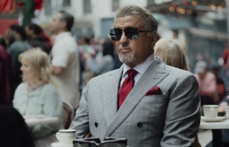 Sylvester Stallone as Dwight Manfredi in the Paramount+ original series Tulsa King