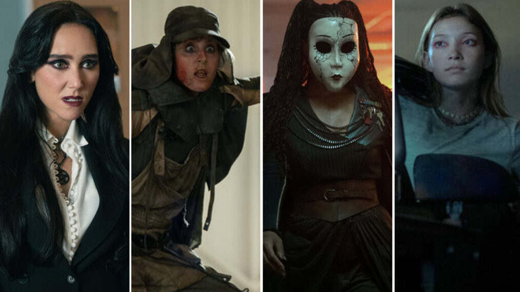 Raven (Patty Guggenheim), Vermin (Lisa Gilroy), Dollface (Tiana Okoye), and Mayhem (Saylor Bell) in 'Twisted Metal'