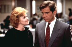 Melanie Griffith and Harrison Ford in Working Girl