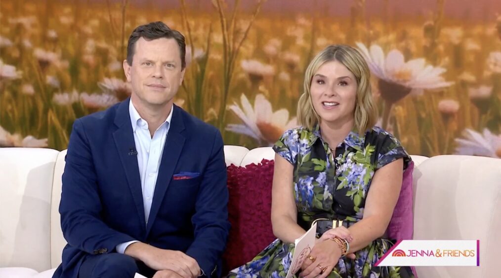 Willie Geist and Jenna Bush Hager on NBC's 'Today With Jenna & Friends,' July 24, 2025.