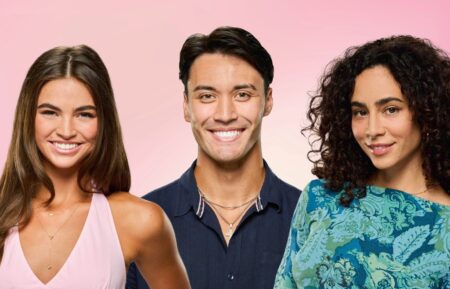 Zach Cornell, Lauren Domingue, and Morgan Pope on Big Brother 27