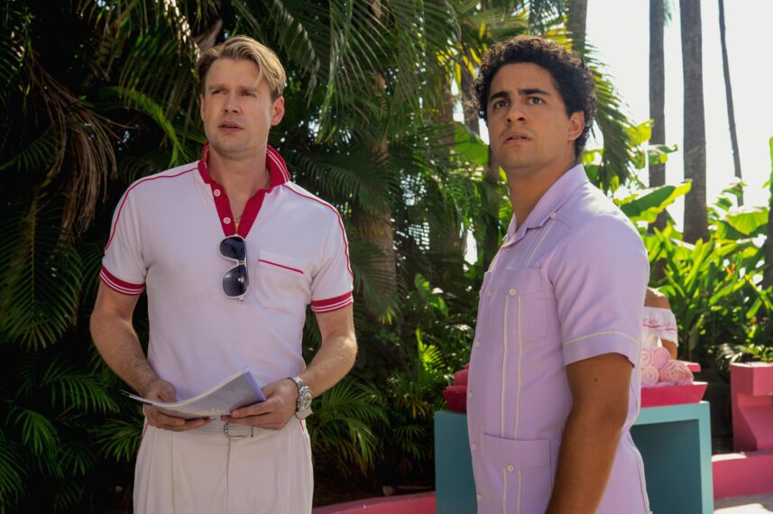 Chord Overstreet and Enrique Arrizon in 'Acapulco' Season 4