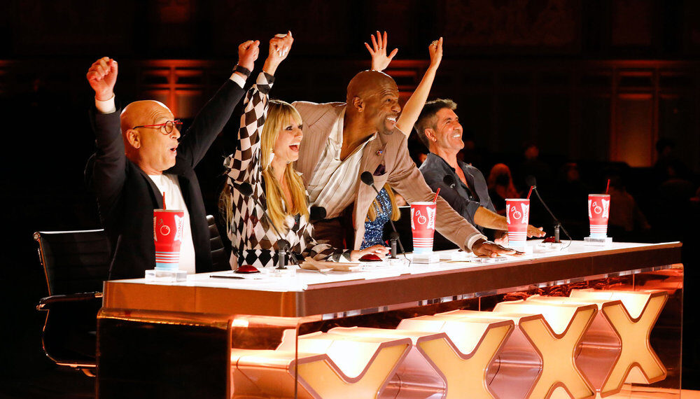 Howie Mandel, Heidi Klum, Terry Crews, Simon Cowell
