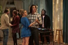 Amalia Williamson as Lola and Joel Oulette as Jacob in Sullivan's Crossing Season 3
