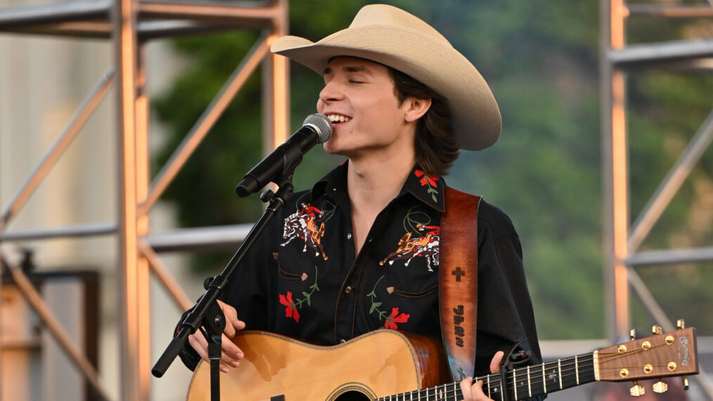 John Foster performs onstage as 19/BMG Takeover presents Your American Idols Live In Concert
