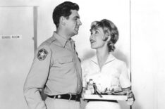 Andy Griffith and Barbara Eden in The Andy Griffith Show - 'The Manicurist' - Season 2, Episode 16 - aired Jan. 22, 1962