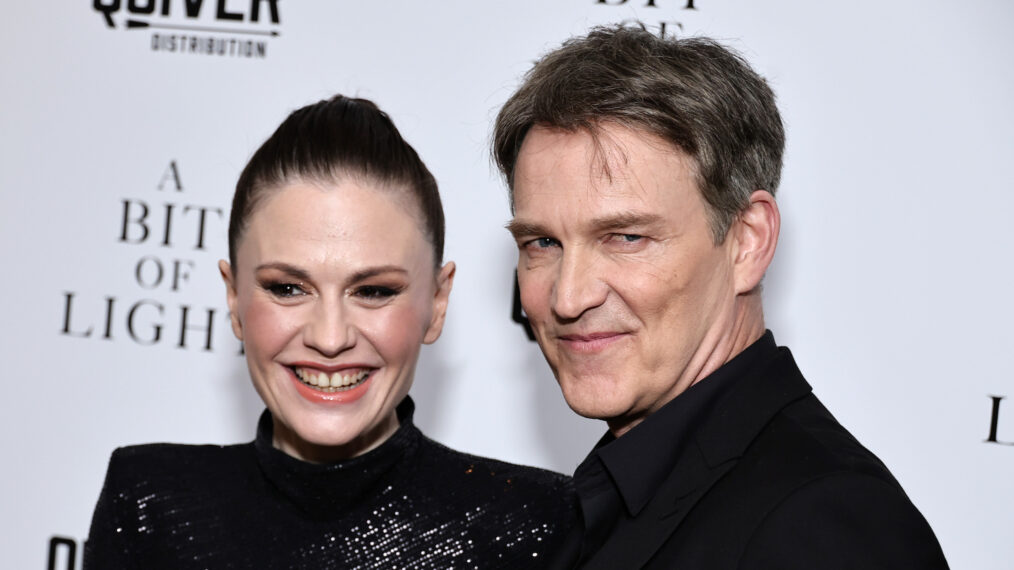 Anna Paquin and Stephen Moyer attend 