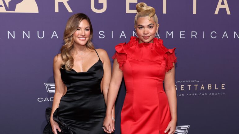 Becca Tilley and Hayley Kiyoko attend Unforgettable: The 22nd Annual Asian American Awards