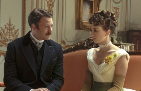 Ben Lamb and Taissa Farmiga in The Gilded Age Season 3 Episode 4