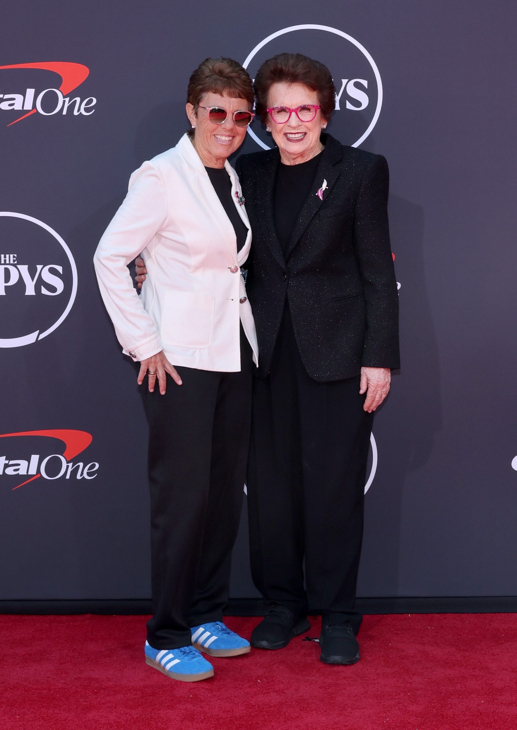 Ilana Kloss and Billie Jean King attend the 2025 ESPY Awards at Dolby Theatre on July 16, 2025 in Hollywood, California.