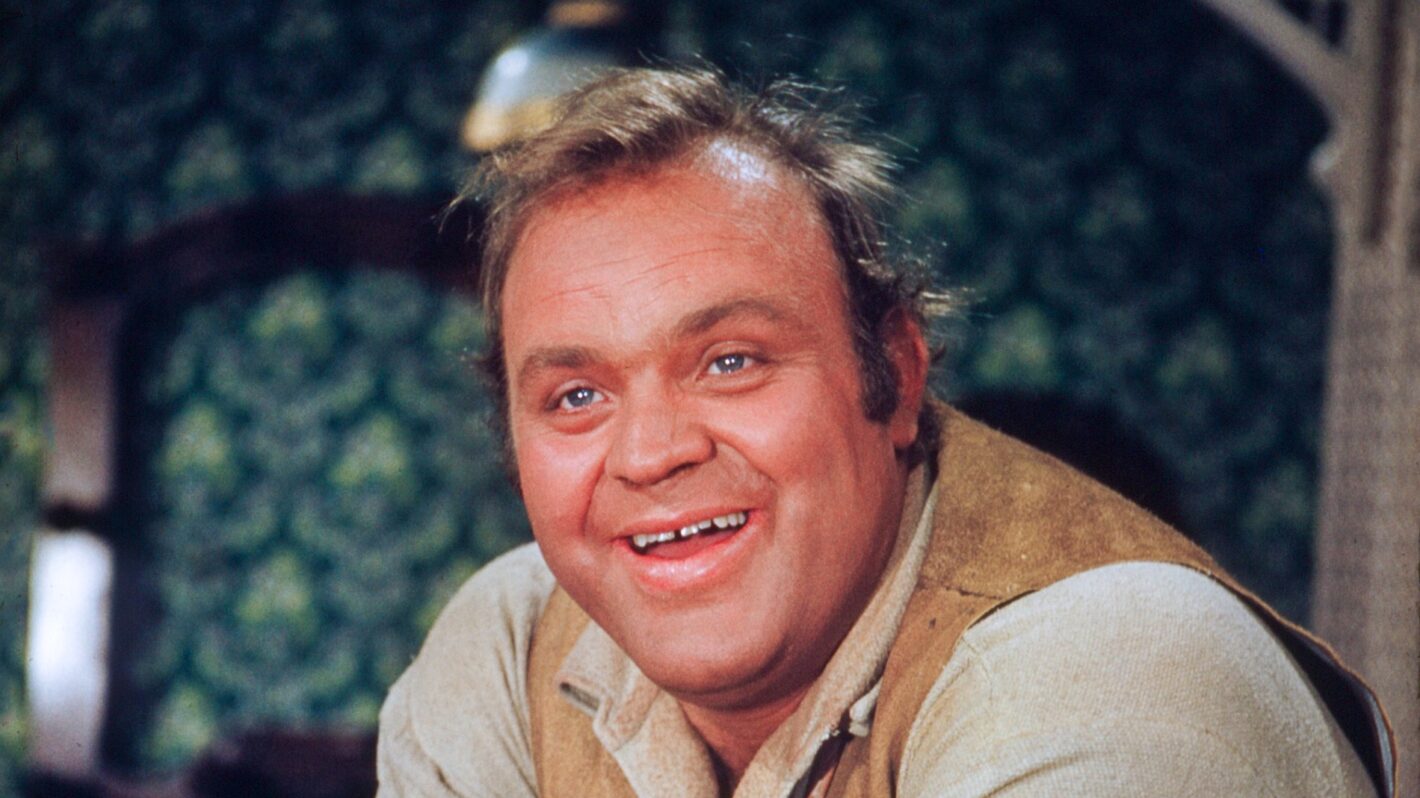 Dan Blocker on the set of Bonanza - Season 1