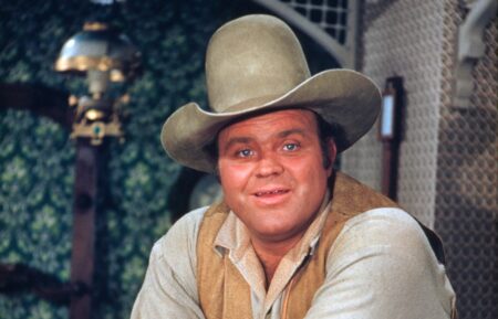 BONANZA, Dan Blocker, on set, (Season 1, 1959), 1959-73.