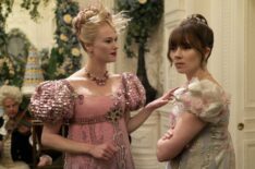 Jessica Madsen as Cressida Cowper, Claudia Jessie as Eloise Bridgerton in episode 305 of Bridgerton.