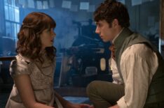 Claudia Jessie as Eloise Bridgerton, Calam Lynch as Theo in episode 208 of Bridgerton.