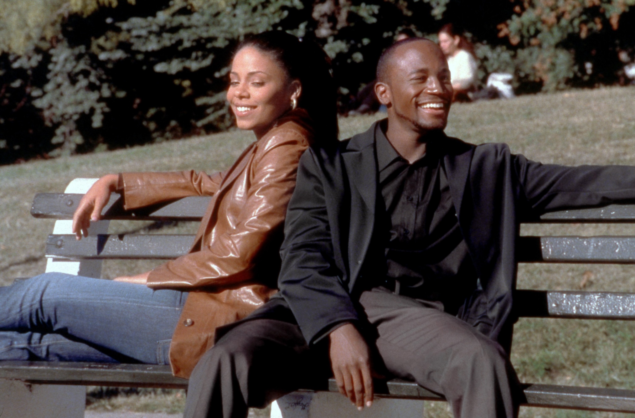 Sanaa Lathan, Taye Diggs in the 2002 movie 'Brown Sugar'