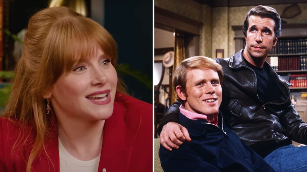 Bryce Dallas Howard Admits She’s Never Watched ‘Happy Days’ Despite Family Ties