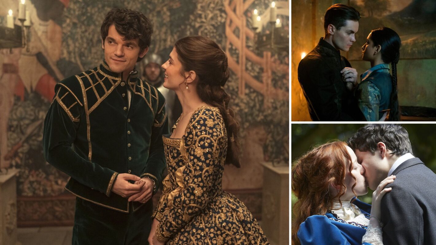 Emily Bader and Edward Bluemel as Jane and Guildford in 'My Lady Jane'; Freddy Carter as Kaz Brekker, Amita Suman as Inej Ghafa in 'Shadow and Bone'; Amybeth McNulty and Lucas Jade Zumann as Anne and Gilbert in 'Anne With an E'