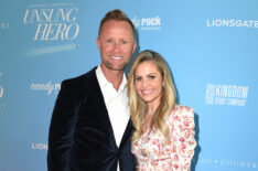 Valeri Bure and Candace Cameron Bure attend the 'Unsung Hero' friends and family screening on April 02, 2024 in Santa Monica, California.
