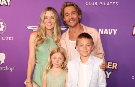 Sarah Roemer and Chad Michael Murray with family attend the Freakier Friday Los Angeles Premiere at El Capitan Theatre in Los Angeles, California