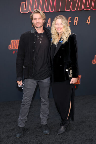 Chad Michael Murray and Sarah Roemer attend the Los Angeles Premiere of Lionsgate's