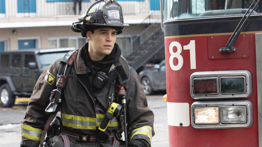 Alberto Rosende as Blake Gallo on 'Chicago Fire'