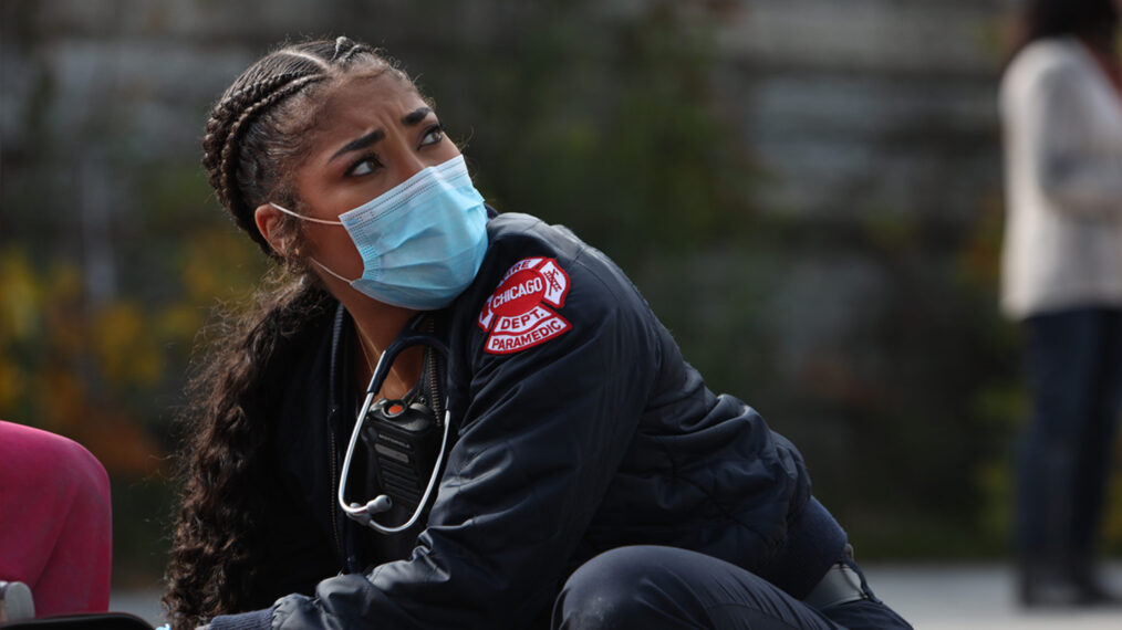 Adriyan Rae as Gianna Mackey on 'Chicago Fire'