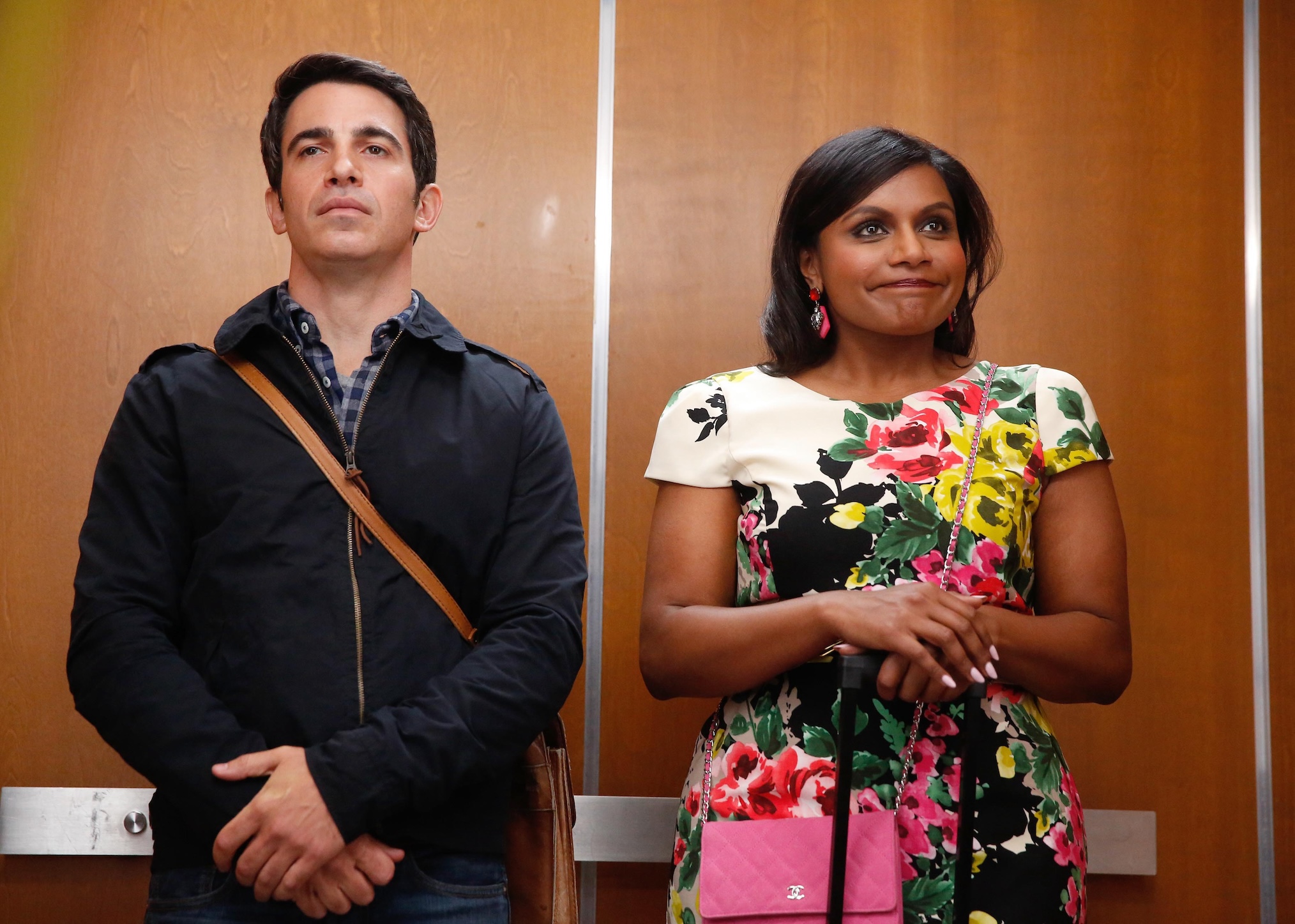 Mindy Kaling and Chris Messina as Mindy and Danny in 'The Mindy Project'