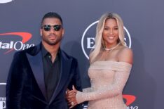 Russell Wilson and Ciara attend the 2025 ESPY Awards at Dolby Theatre on July 16, 2025 in Hollywood, California.