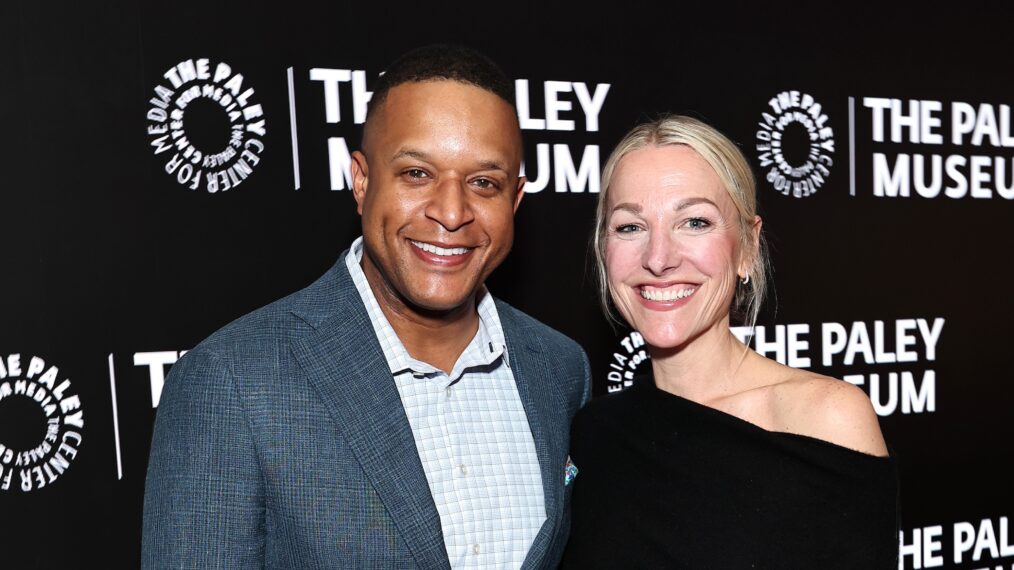 Craig Melvin and Lindsay Czarniak attend Celebrating 20 Years Of Shondaland at The Paley Museum