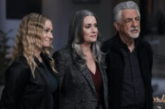 A.J. Cook as Jennifer ‘JJ’ Jareau, Paget Brewster as Emily Prentiss and Joe Mantegna as David Rossi — 'Criminal Minds: Evolution' Season 18 Finale 'The Disciple'
