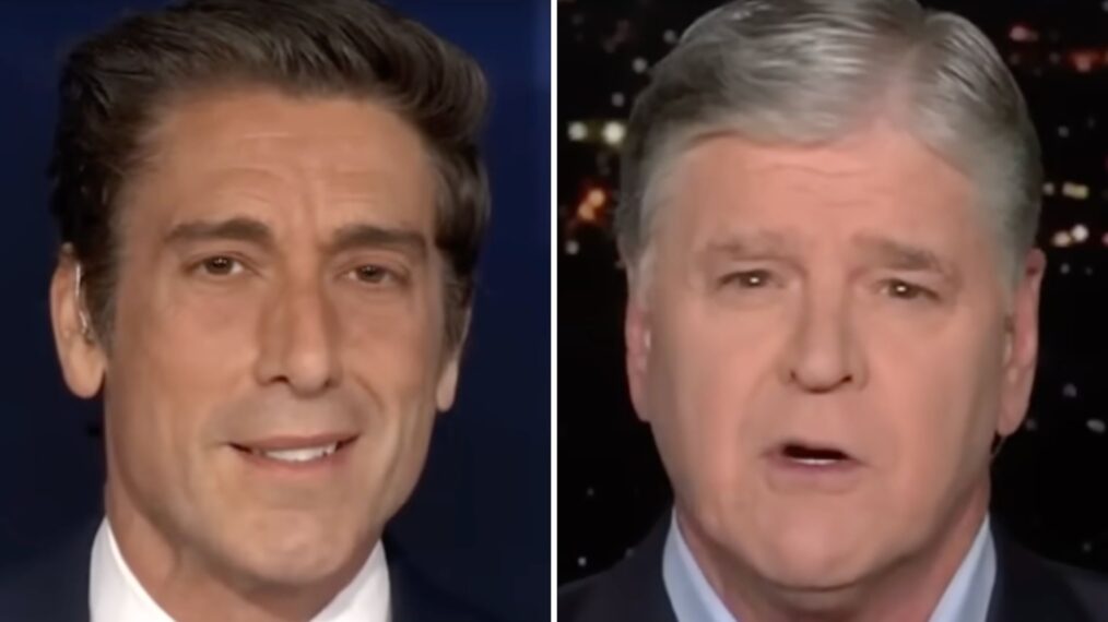 David Muir and Sean Hannity