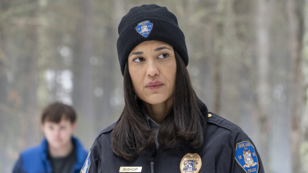 Julia Jones as Angela Bishop in 'Dexter: New Blood'