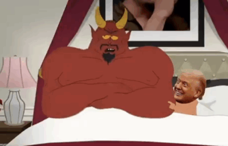Donald Trump and Satan on South Park